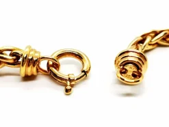 Collier Maille palmier Or jaune