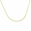 Collier maille plate