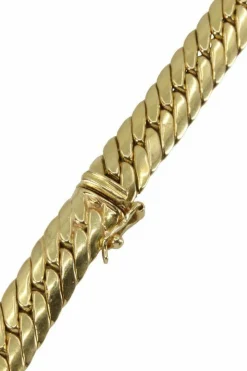 COLLIER MAILLE PLATE