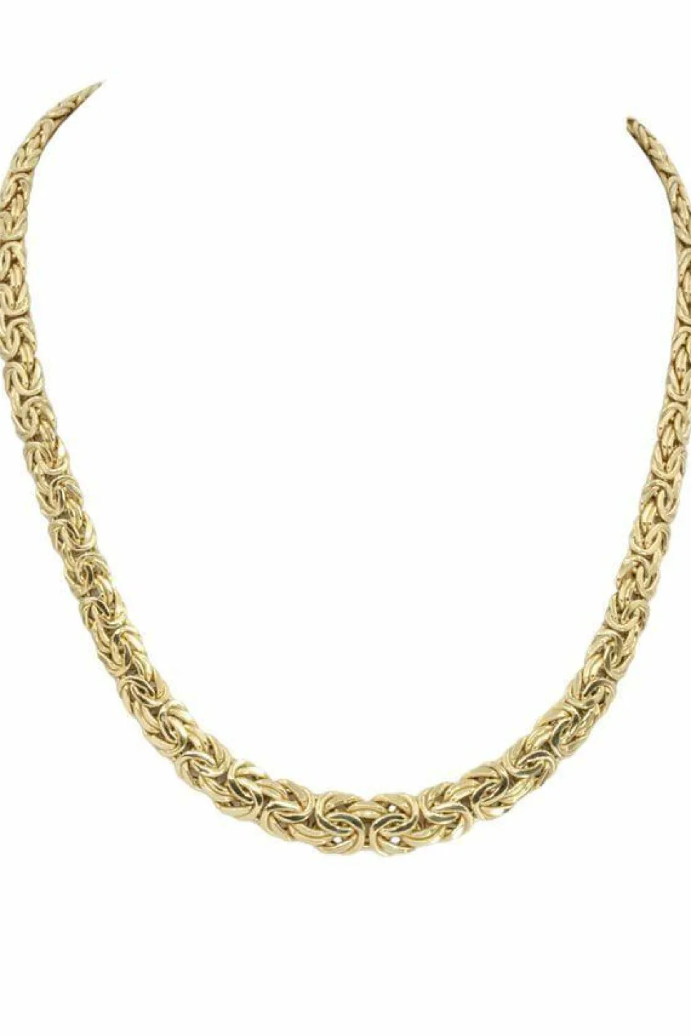 COLLIER MAILLE PLATE FANTAISIE