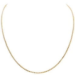 Collier maille pop corn Or jaune