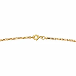 Collier maille pop corn Or jaune