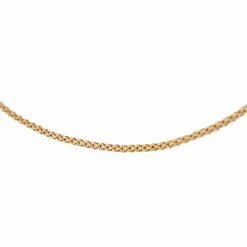 Collier maille pop corn Or jaune