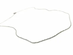 Collier Maille ronde Or blanc