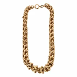 Collier maille royale en or jaune