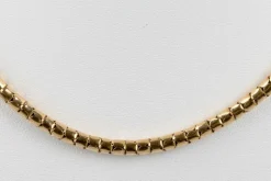 Collier maille serpent en or massif