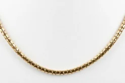 Collier maille serpent en or massif