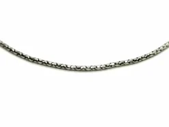 Collier Maille serpentine Or blanc
