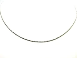 Collier Maille serpentine Or blanc