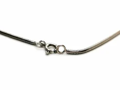 Collier Maille serpentine Or blanc