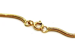 Collier Maille serpentine Or jaune