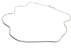 Collier Maille serpentine Or blanc