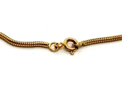 Collier Maille serpentine Or jaune