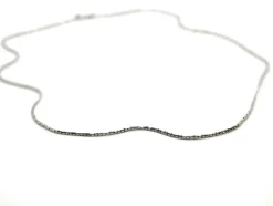 Collier Maille serpentine Or blanc