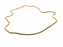 Collier Maille serpentine Or jaune