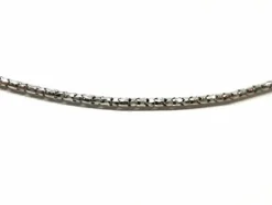 Collier Maille serpentine Or blanc