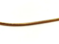 Collier Maille serpentine Or jaune