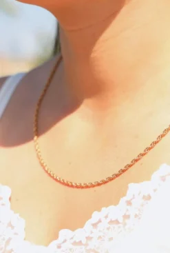 Collier Maille singapour Or rose