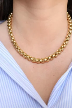 Collier Maille souple Or jaune