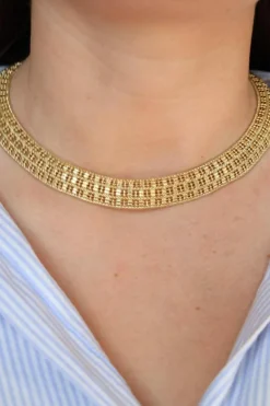 Collier Maille souple Or jaune