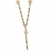 COLLIER MAILLE TORSADÉ PERLES