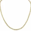 COLLIER MAILLE TORSADÉE 2 ORS