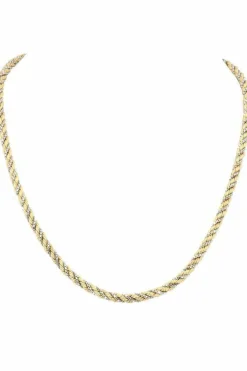 COLLIER MAILLE TORSADÉE 2 ORS