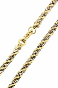 COLLIER MAILLE TORSADÉE 2 ORS