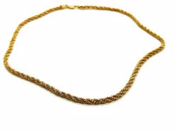 Collier Maille torsadée Or jaune