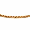 Collier Maille torsadée Or jaune