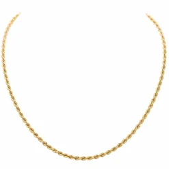 Collier Maille torsadée Or jaune