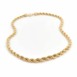 Collier Maille torsadée Or jaune