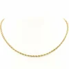 Collier Maille torsadée Or jaune