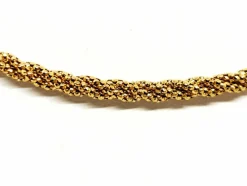 Collier Maille torsadée Or jaune
