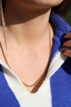 Collier Maille torsadée Or jaune