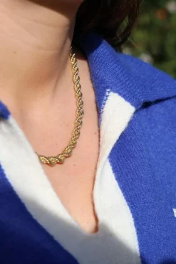 Collier Maille torsadée Or jaune