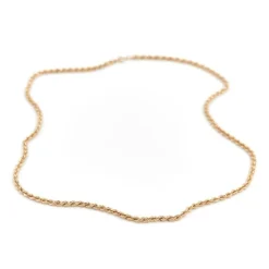 Collier Maille torsadée Or jaune