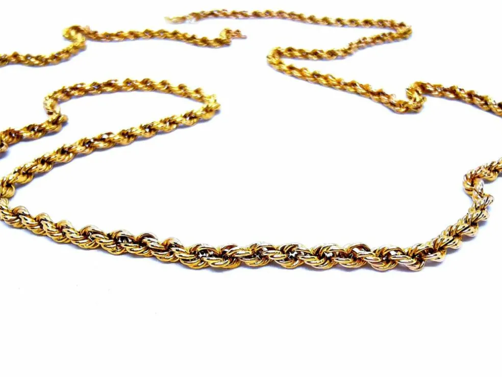 Collier Maille torsadée Or jaune