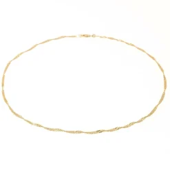 Collier Maille torsadée Or jaune