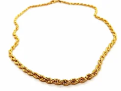 Collier Maille torsadée Or jaune