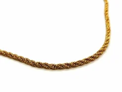 Collier Maille torsadée Or jaune