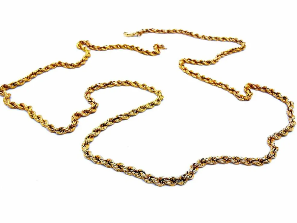 Collier Maille torsadée Or jaune