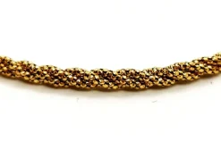 Collier Maille torsadée Or jaune