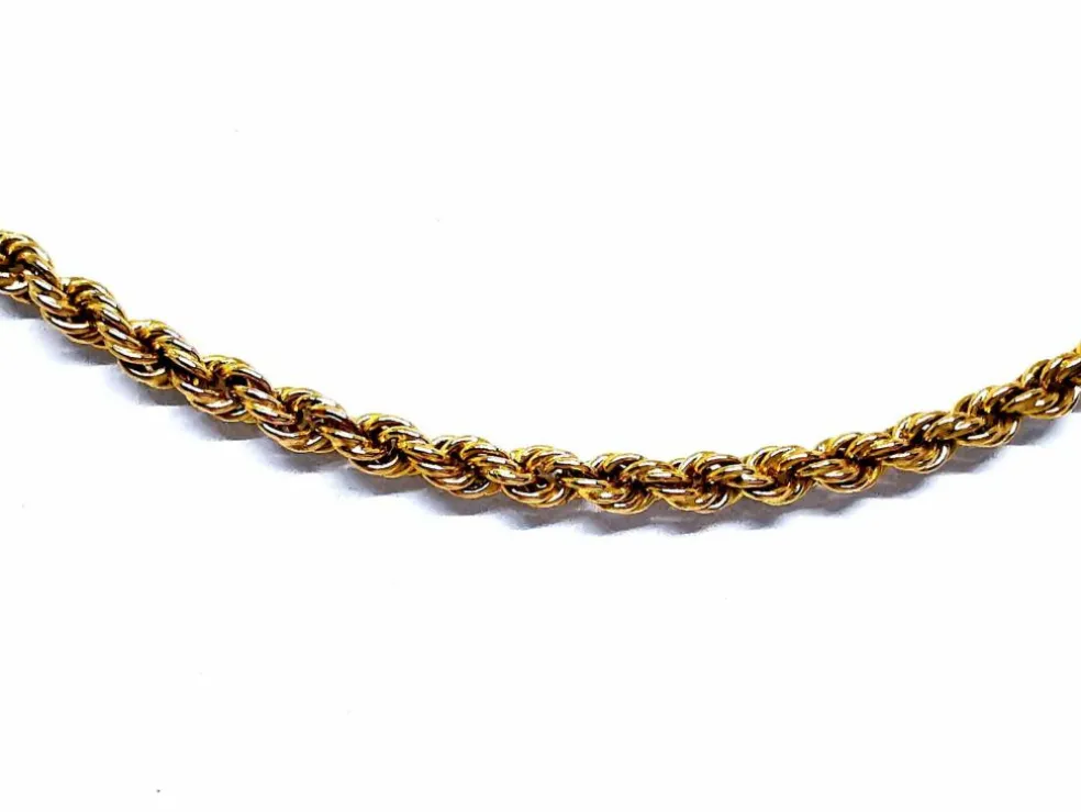 Collier Maille torsadée Or jaune