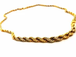 Collier Maille torsadée Or jaune