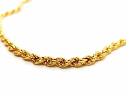 Collier Maille torsadée Or jaune