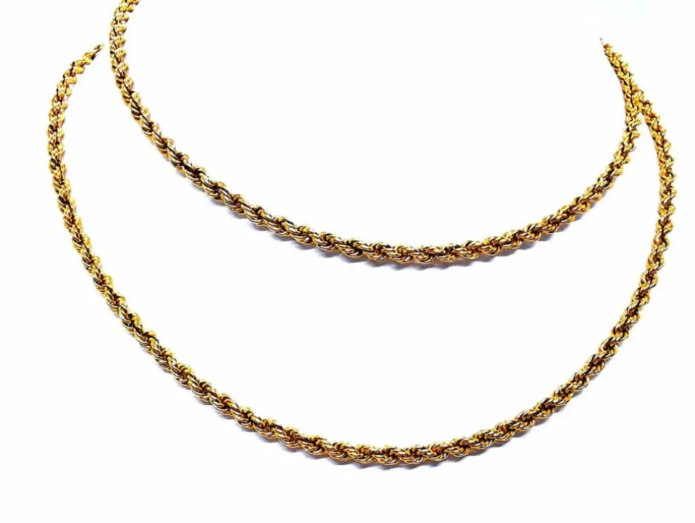 Collier Maille torsadée Or jaune