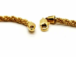 Collier Maille torsadée Or jaune