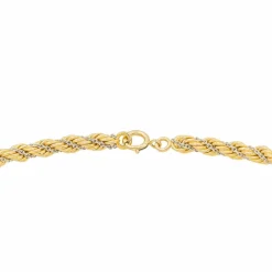 Collier Maille torsadée Or jaune, Or blanc