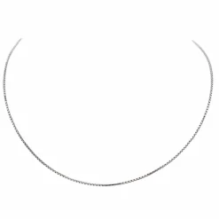 Collier Maille venitienne Or blanc